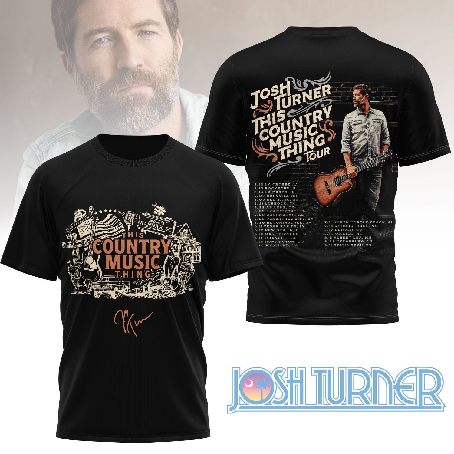 Josh Turner This Country Music Thing Tour 2026 Official T-Shirt Josh Turner This Country Music Thing Tour 2026 Official T-Shirt