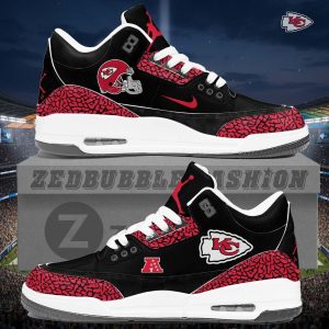 Kansas City Chiefs AJ3 Custom Sneakers 2026 Edition by Drovenwear.com