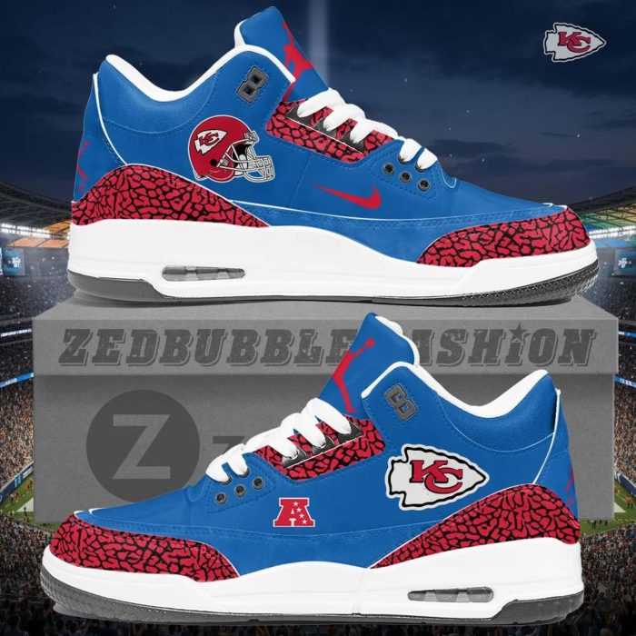 Kansas City Chiefs AJ3 Custom Sneakers 2026 Edition - Image 2