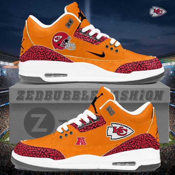 Kansas City Chiefs AJ3 Custom Sneakers 2026 Edition - Image 5