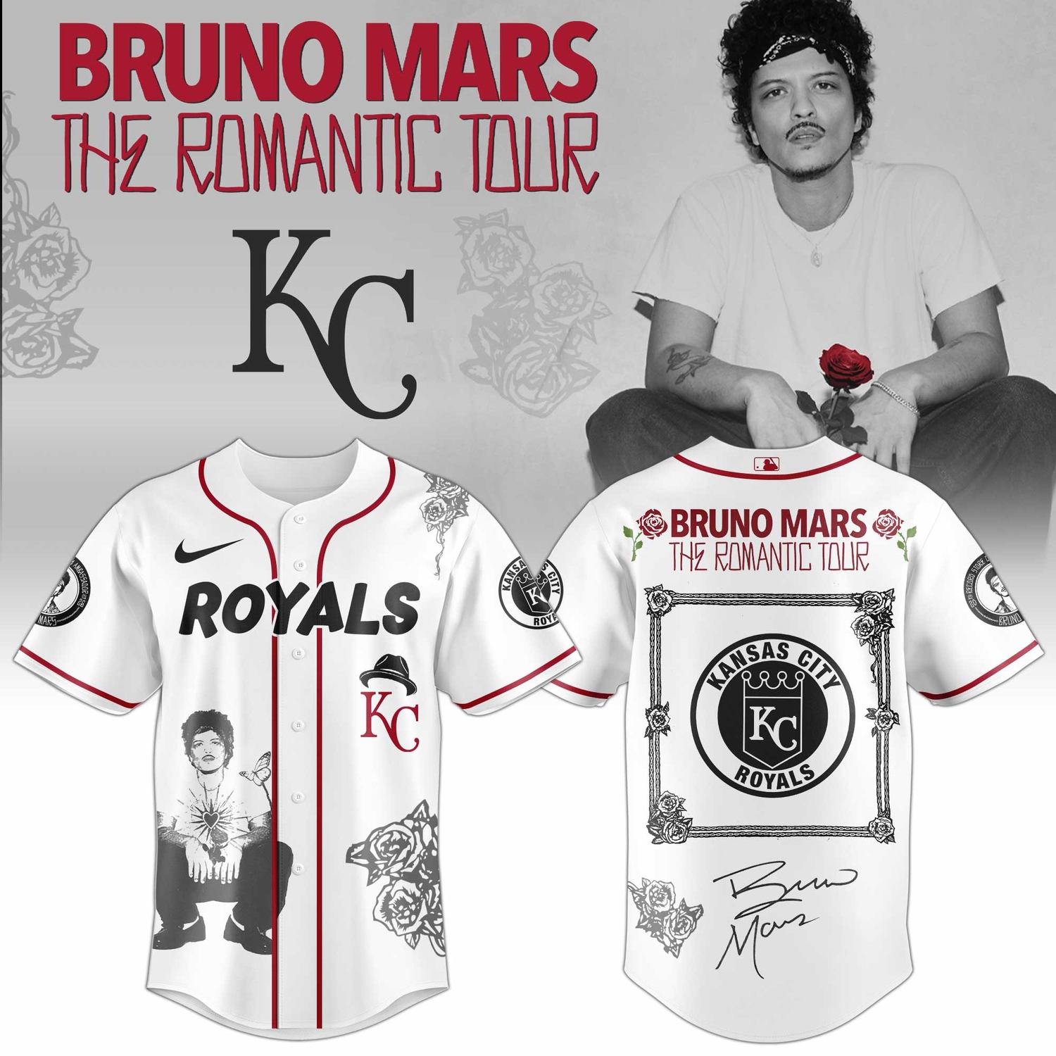 Kansas City Royals Bruno Inspired 2026 Limited Edition Baseball Jersey Kansas City Royals Bruno Inspired 2026 Limited Edition Baseball Jersey