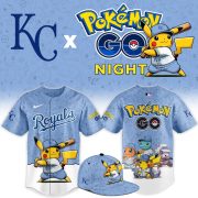 Kansas City Royals Pokémon GO Night Limited Edition Baseball Jersey