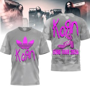 Korn European Tour 2026 Dates Schedule Graphic TShirt by Drovenwear.com