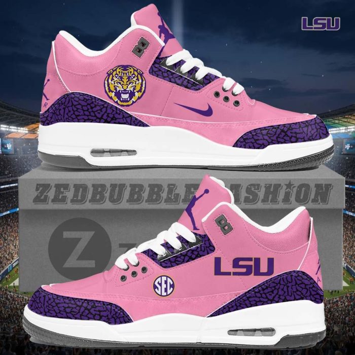 LSU Tigers AJ3 Custom Sneakers 2026 Edition - Image 6