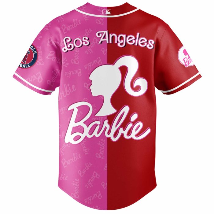 Los Angeles Angels Barbie 2026 Special Edition Baseball Jersey - Image 3