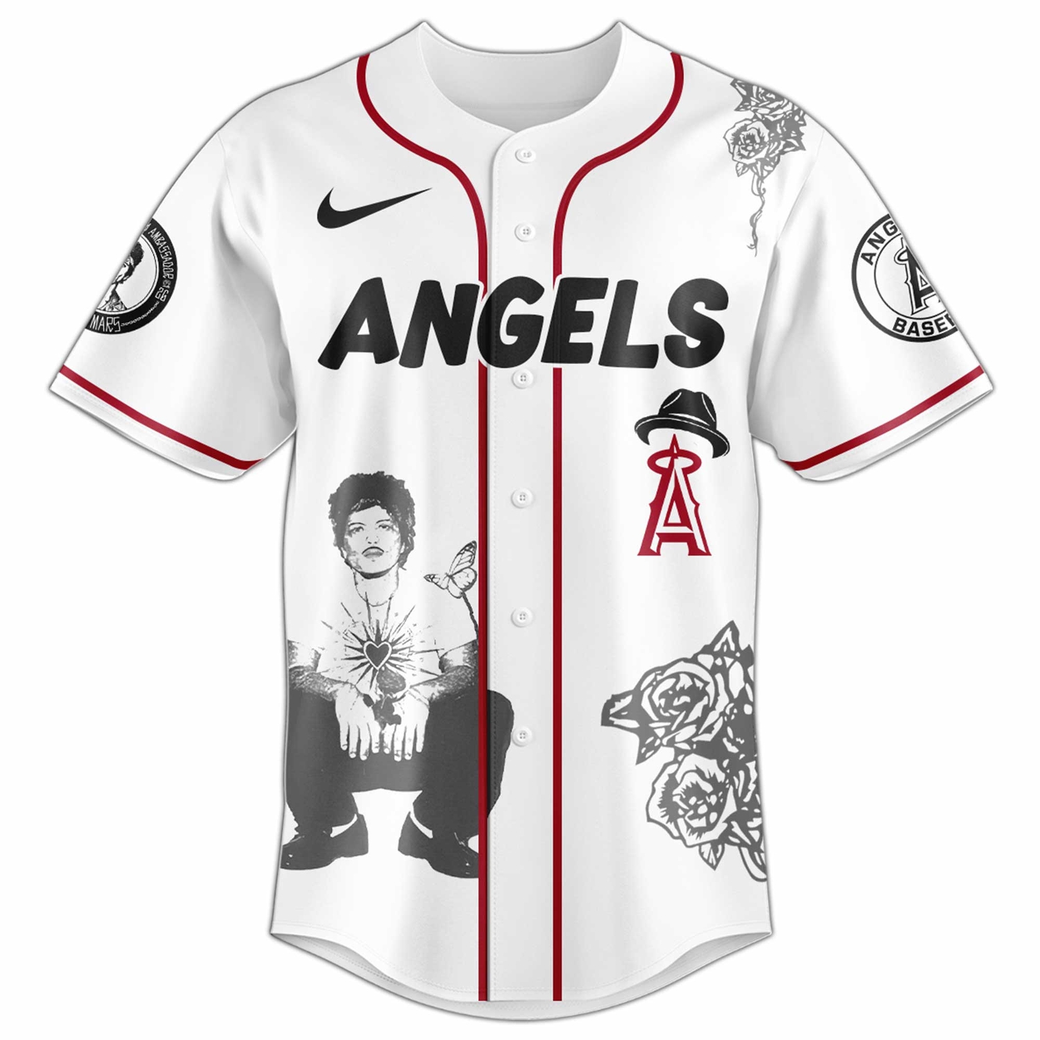 Los Angeles Angels Bruno Inspired 2026 Limited Edition Baseball Jersey Los Angeles Angels Bruno Inspired 2026 Limited Edition Baseball Jersey