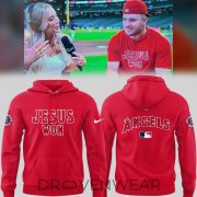 Los Angeles Angels Jesus Won Christian Fan Hoodie - Image 2
