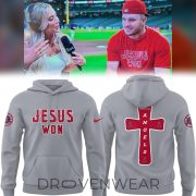 Los Angeles Angels Jesus Won Faith Hoodie Version 2 - Image 2