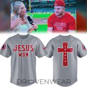 Los Angeles Angels Jesus Won Faith Jersey Version 2