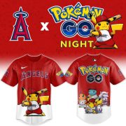 Los Angeles Angels Pokémon GO Night Limited Edition Baseball Jersey - Image 2
