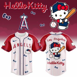Los Angeles Angels x Hello Kitty 2026 Limited Editions Jersey by Drovenwear.com