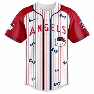 Los Angeles Angels x Hello Kitty 2026 Limited Editions Jersey by Drovenwear.com