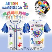 Los Angeles Dodgers Autism Awareness 2026 Special Edition Baseball Jersey