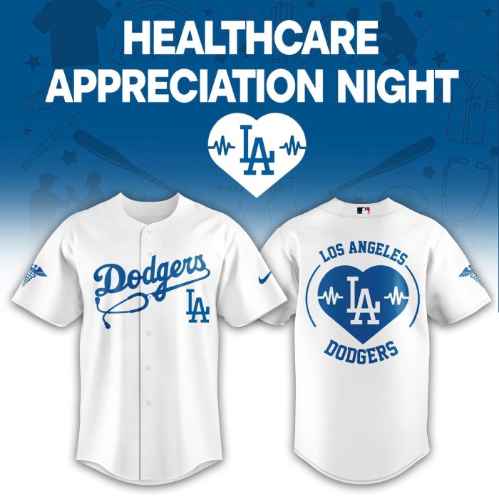 Los Angeles Dodgers Healthcare Appreciation Night Limited Edition Jersey | Jogger | Cap - Image 4
