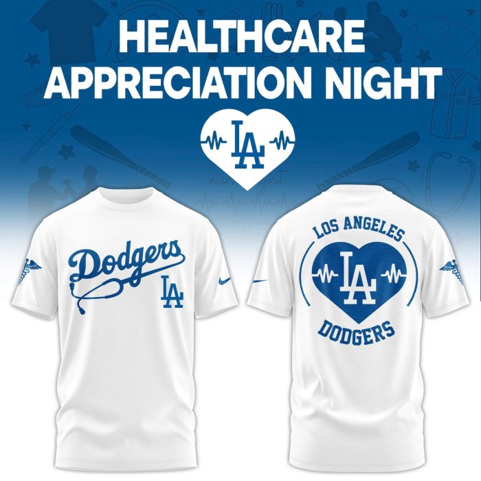 Los Angeles Dodgers Healthcare Appreciation Night Limited Edition Tshirt | Jogger | Cap - Image 4