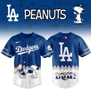 Los Angeles Dodgers Peanuts Night 2026 Special Edition Jersey by Drovenwear.com