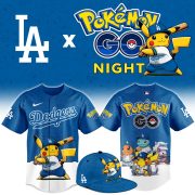 Los Angeles Dodgers Pokémon GO Night Limited Edition Baseball Jersey