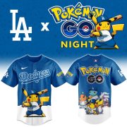 Los Angeles Dodgers Pokémon GO Night Limited Edition Baseball Jersey - Image 2