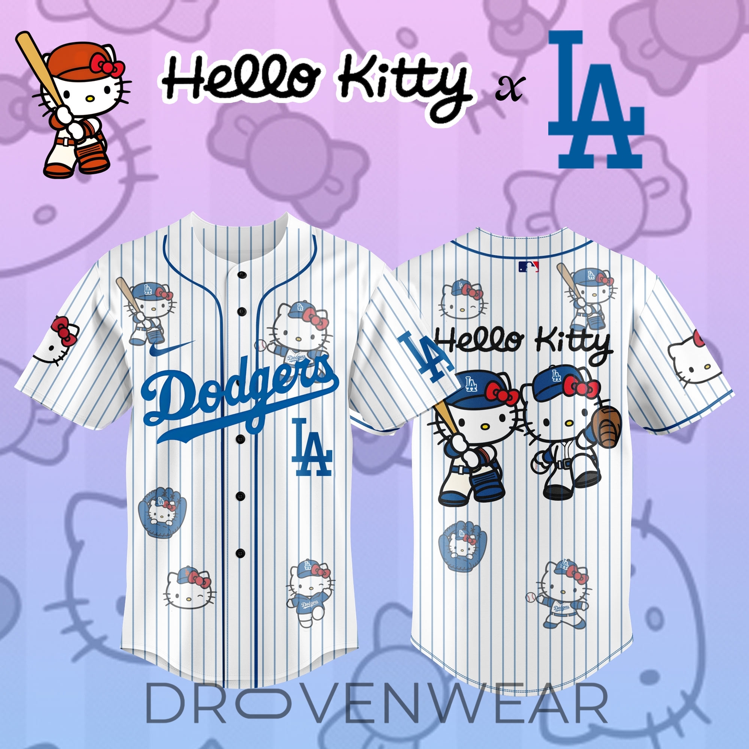 Los Angeles Dodgers x Hello Kitty 2026 Exclusive Hello Kitty Jersey Los Angeles Dodgers x Hello Kitty 2026 Exclusive Hello Kitty Jersey