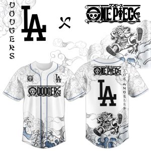 Los Angeles Dodgers x Luffy Gear 5 Collector Baseball Jersey by Drovenwear.com