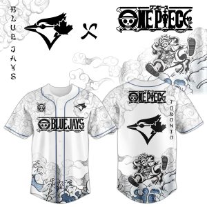 Luffy Gear 5 Jersey Anime Jersey Blue Jays Jersey by Drovenwear.com