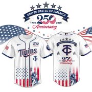 Minnesota Twins special America’s 250th Anniversary Limited Edition Jersey