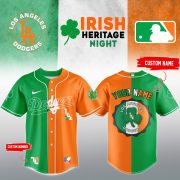 MLB All Teams Irish Heritage 2026 Custom Name & Number Baseball Jersey - Image 2
