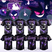 MLB All Teams x Pokemon Gengar Limited Edition Jersey Version 2