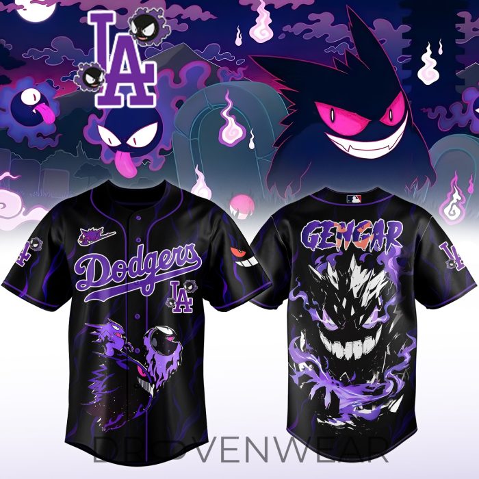 MLB All Teams x Pokemon Gengar Limited Edition Jersey Version 2 - Image 2