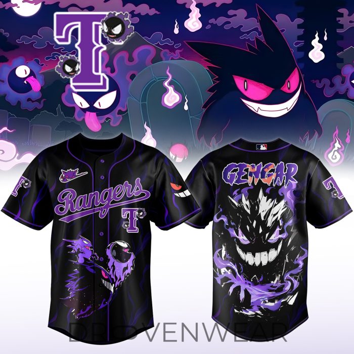 MLB All Teams x Pokemon Gengar Limited Edition Jersey Version 2 - Image 3