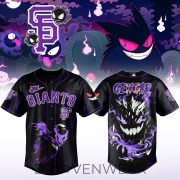MLB All Teams x Pokemon Gengar Limited Edition Jersey Version 2 - Image 4