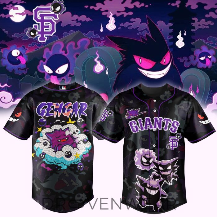 MLB All Teams x Pokemon Gengar Special Edition Jersey - Image 5