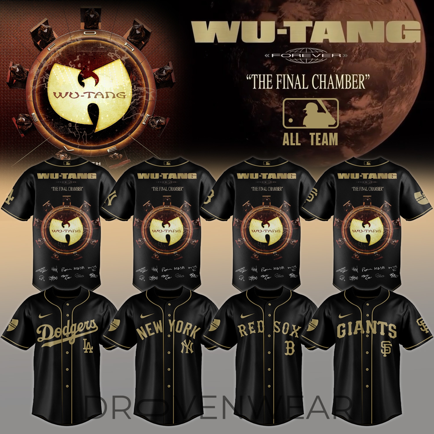 MLB All Teams x Wu Tang Forever Final Chamber 2026 Signature Jersey MLB All Teams x Wu Tang Forever Final Chamber 2026 Signature Jersey