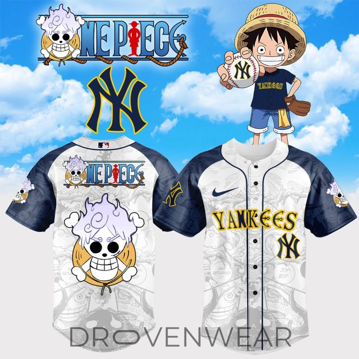 MLB Teams x One Piece Night 2026 Special Edition Baseball Jersey Version 2 - Image 2
