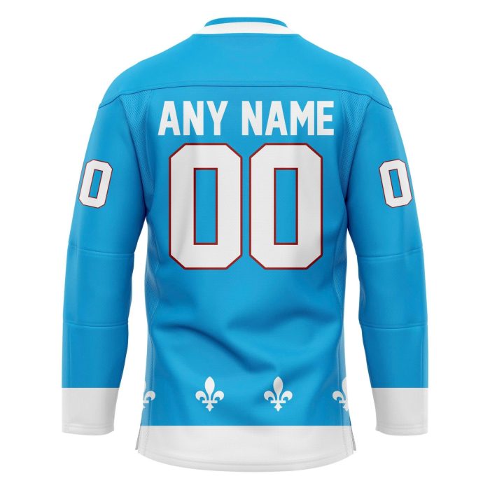 Maine Nordiques 2026 Powder Blue Hockey Jersey - Image 3