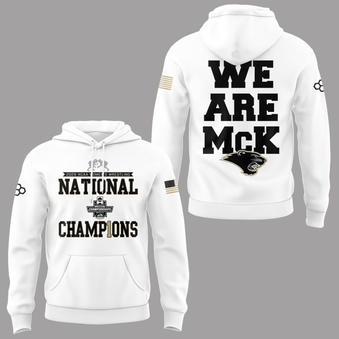 McK Women’s Wrestling 2026 National Champions Hoodie Ver2 - Image 2