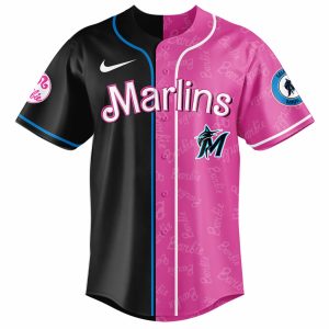 Miami Marlins Barbie 2026 Special Edition Baseball Jersey by Drovenwear.com
