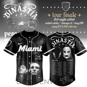 Miami Marlins x Dinasta Tour 2026 Premium Baseball Jersey by Drovenwear.com