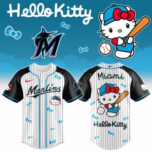 Miami Marlins x Hello Kitty 2026 Limited Editions Jersey by Drovenwear.com