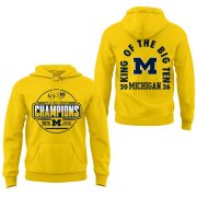 Michigan Hockey Tournament Champions 2026 Limited Edition Hoodie Yellow Version - Image 2