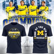Michigan Hockey Tournament Champions 2026 Limited Edition T-Shirt Black Version