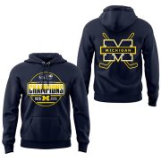 Michigan Hockey Tournament Champions 2026 Premium Hoodie Black Ver2 - Image 2