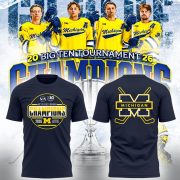 Michigan Hockey Tournament Champions 2026 Premium T-Shirt Black Ver2