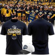 Michigan Men’s Basketball 2026 B1G Regular Season Champions Hoodie - Image 7