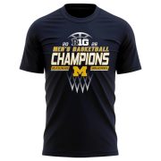 Michigan Men’s Basketball 2026 B1G Regular Season Champions T-Shirt - Image 2