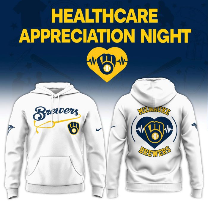 Milwaukee Brewers Healthcare Appreciation Night Limited Edition Hoodie| Jogger | Cap - Image 4