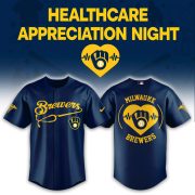 Milwaukee Brewers Healthcare Appreciation Night Limited Edition Jersey | Jogger | Cap