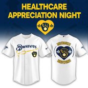Milwaukee Brewers Healthcare Appreciation Night Limited Edition Jersey | Jogger | Cap - Image 4
