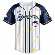 Milwaukee Brewers x Hello Kitty 2026 Limited Editions Jersey - Image 2