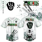 Milwaukee Brewers x Zoro Ronin Emerald Wave Limited Edition Jersey